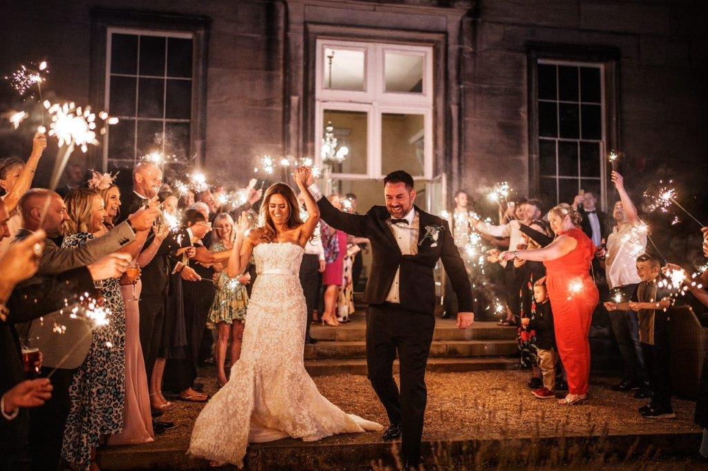 Jayne and John's Classic Black Tie Wedding as Featured in Belle Bridal Magazine