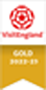 Gold Icon Logo at Wynyard Hall